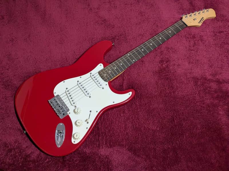 Synsonics Pro Series Strat Copy - 90s - Red - Made in Korea image 1