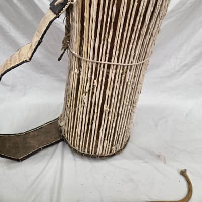 20" Hand-Made Nigerian "Talking Drum" (C020-9) image 6