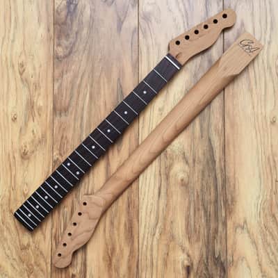 Telecaster Compatible Roasted Maple and Rosewood Vintage Guitar Neck – 21 Fret, Unfinished image 2