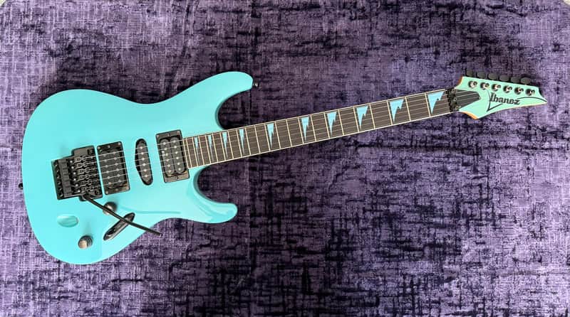 Ibanez FGM100-SB Frank Gambale Signature 1992 - Sky Blue image 1