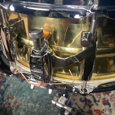 Pearl - 5x14" Sensitone Custom Alloy Brass Shell Snare Drum image 9
