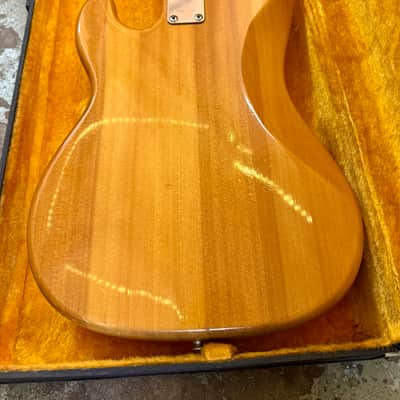 Greco “Gneco” Electric Precision Bass  c 1974 - Natural original vintage MIJ Japan Matsumoku image 11