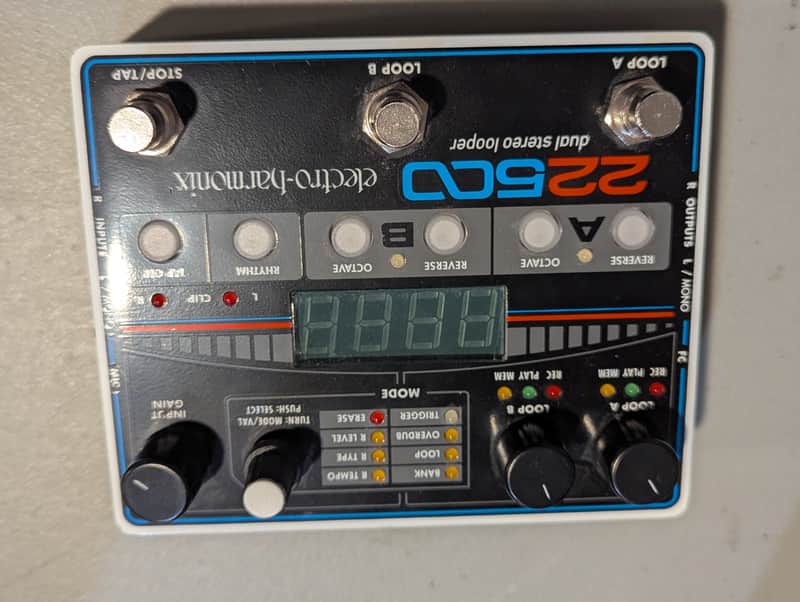 Electro-Harmonix 22500 Dual Stereo Looper 2015 - Present - Black image 1
