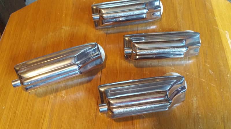 Rogers SWIVOMATIC 4 Bass Drum Beavertail LUGS 1960'S Cleveland SPRING INSERTS FELTS NO TARIFFS image 1