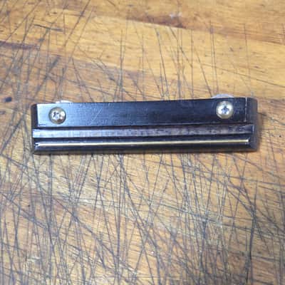 Vintage 1950's 60's Harmony Stella Parlor Cowboy Regal Silvertone Acoustic Guitar Bridge Tailpiece Luthier Parts image 1