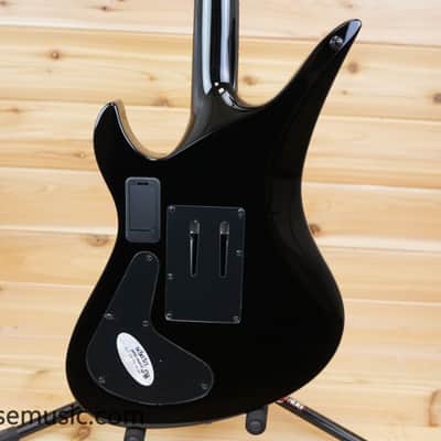 Schecter Synyster Gates Signature Synyster Custom-S - Black with Silver Pinstripes image 2