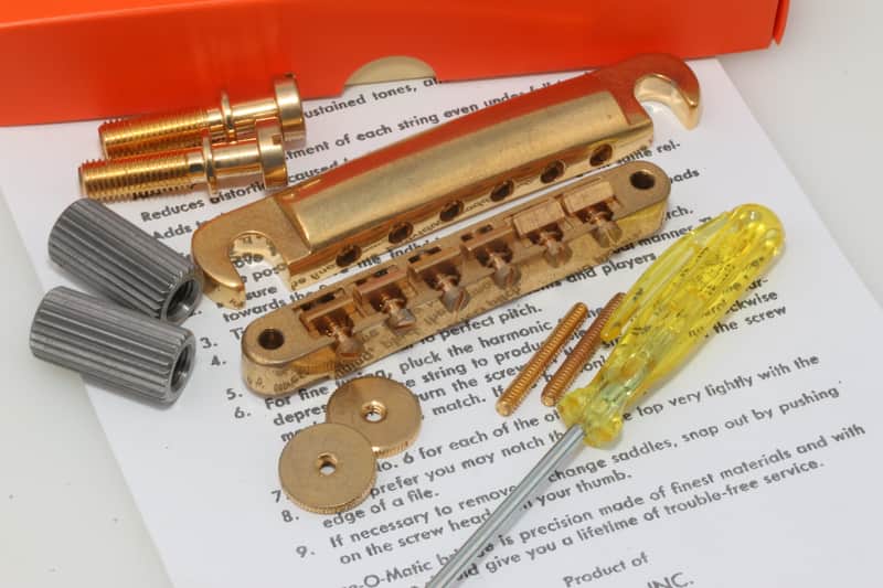 Gibson Vintage Shaped Nonwire ABR-1 VOS aged Gold plated image 1