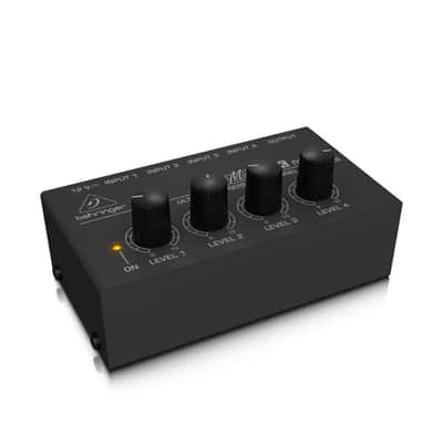 Behringer Micromix MX400 Ultra Low-Noise 4-Channel Line Mixer, 4.7 kOhms Input Impedance, Output Impedance 80 Ohms image 12