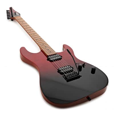 Jet JS-1000 Vulcano 1000 Series Mahogany Solid Flamed Maple Top Body Canadian Roasted Maple Neck 6-String Electric Guitar image 3