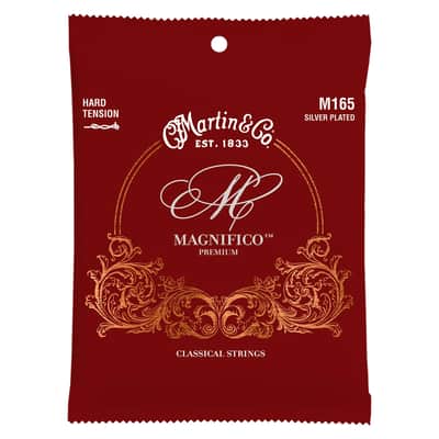 M165 CLASSICAL MAGNIFICO Premium 80/20 Bronze Silverplated à boucle Tirant Fort Martin Strings image 1