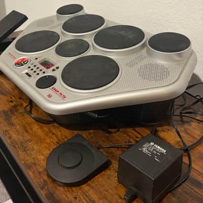 Yamaha DD-55 7-Pad Tabletop Electronic Drum Set 2001 - Silver