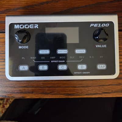 Mooer PE-100 Guitar Multi-Effects 2010s - Black/Silver image 1