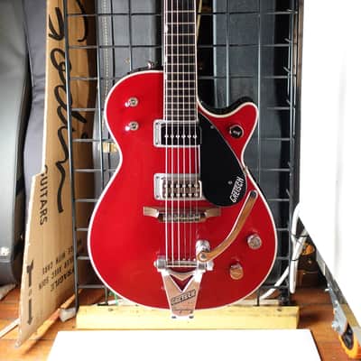 Gretsch G6131T Power Jet 2011 - Firebird Red w/ Bigsby + TV Jones Power'Tron Plus + TV Jones T90 image 1
