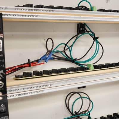 Custom 15U 104HP Wooden Eurorack Case w/ Synth Rotek Super Power Modules #52894 image 10