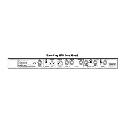 Tech 21 SansAmp RBI Rack Bass Amp Simulator image 2