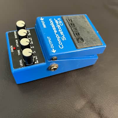Boss CS-3 Compression Sustainer 1997 - Present - Blue Electric Guitar Effects FX Pedal image 1