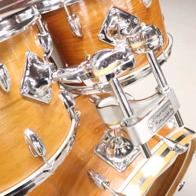 Slingerland 4pc Drum Kit Set Vintage 1970's 24/18/14/13" Mahogany image 12