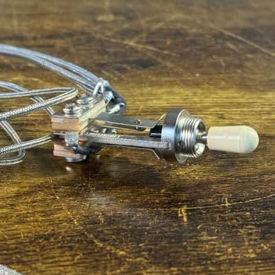 Switchcraft Toggle Switch w/ Gibson Les Paul Wiring (2020s - Nickel w/ Cream Tip) image 5
