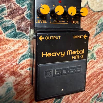 Boss HM-2 Heavy Metal Vintage 80's Black Label Made in Japan Pedal