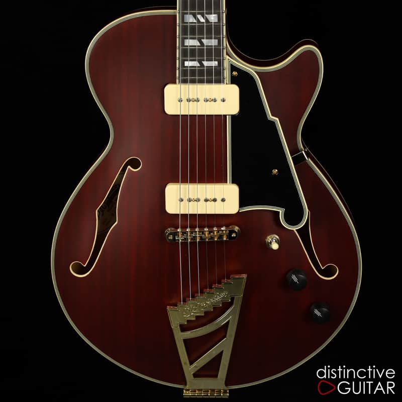 Demo D'Angelico Deluxe SS Satin Trans Wine image 1