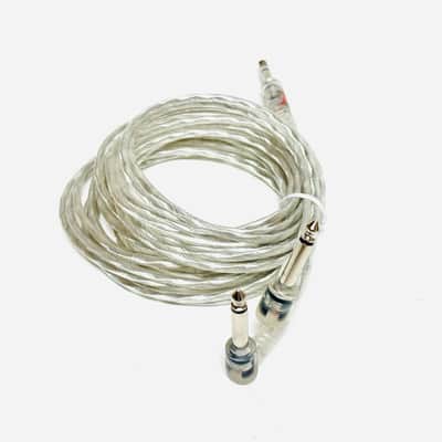 10ft Splitter Transparent Clear Silver For ROLAND BOSS  V-Drum Splitter Cable Cord Long Y-Cable Male image 2