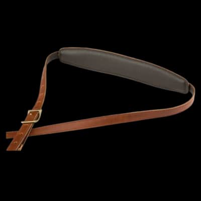 Fender Mustang Saddle Guitar Strap - Cognac image 2