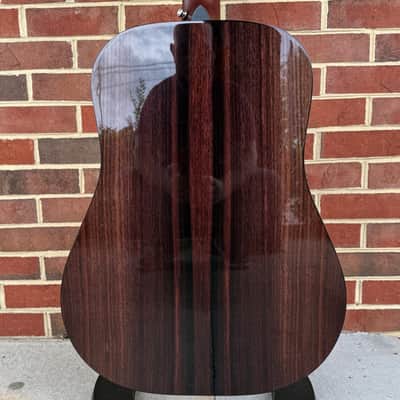 Santa Cruz Custom D/PW, Sitka Spruce Top, East Indian Rosewood Back & Sides, Adirondack Bracing w/ Hot Hide Glue, Ebony Fretboard & Bridge, Hardshell Case image 6