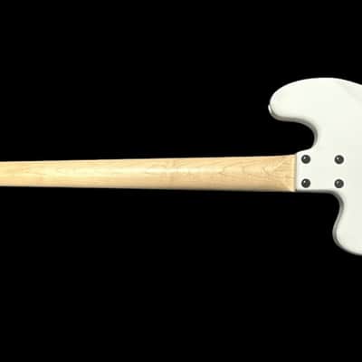 Lakland Skyline Decade Bass. White Gloss / Rosewood *In Stock* image 7