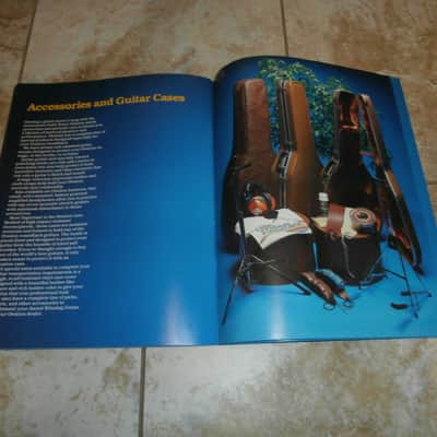 Vintage 1980 Ovation Acoustic/Acoustic Electric Guitar Catalog! Rare Original Case Candy, Paperwork! image 13