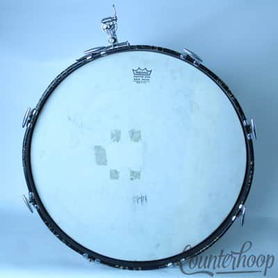 *Gretsch 22x14" Champagne Sparkle Bass Drum Round Badge Vintage 60s 6ply Jasper* image 8