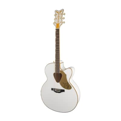 Gretsch Guitars G5022C Rancher Falcon Cutaway Acoustic-Electric Guitar White image 3