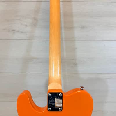Amati T-Style Electric Guitar Orange Gloss Finish w/ Gig Bag image 8