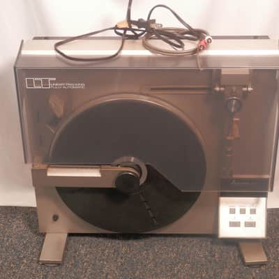 Mitsubishi LT-5V Electronic Logic Controlled Turntable Vertical Record Player used AS-IS image 1