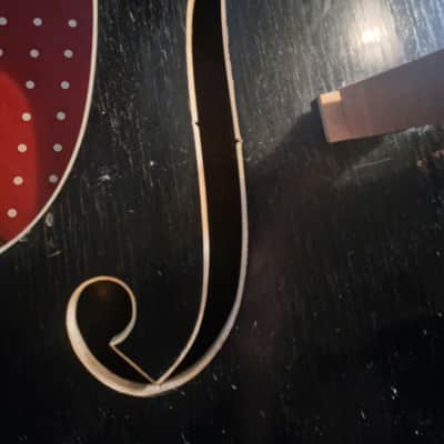 Double Bass Max Hoyer 1940s - Black/wooden image 3