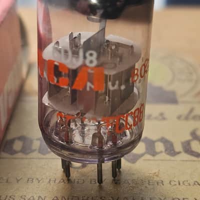 RCA 6DJ8 / ECC88 Vacuum Tube NOS NIB Made in UK Vintage Hi-Fi Audio Tube image 2
