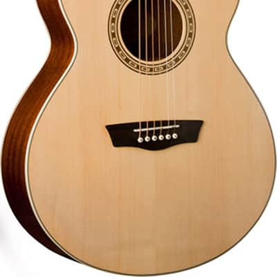 Washburn G7S Grand Auditorium Acoustic Guitar, Solid Spruce Top image 2