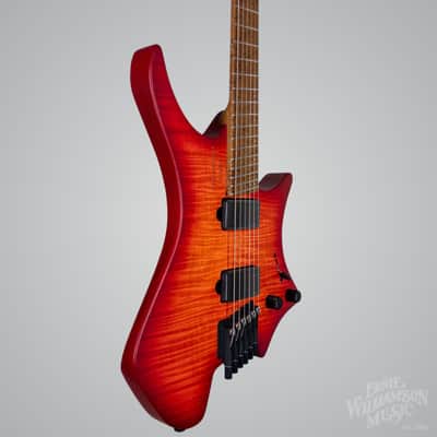 Strandberg Guitars BD6HCT-S5O2-G1-SC Boden Original N2.6 Sunset Coral Burst Satin image 2