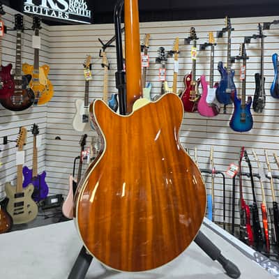 Eastman Romeo California Semi-hollowbody Electric Guitar - Goldburst w/OHSC & PLEK*D #659 image 8