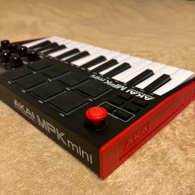 Akai MPK Mini MKIII 25-Key MIDI Controller 2020 - Present - Red with Black Keys image 2