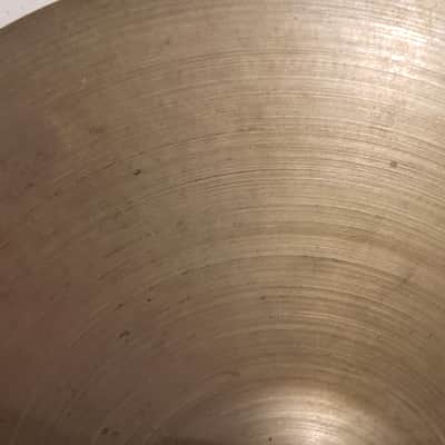 Zildjian 21" Cymbal 1950's large stamp Hollow Block (1954-1957) - Brass image 5
