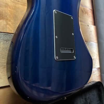 2022 Fender Limited Edition HSS Strat Plus Top Blue Burst w/case image 15