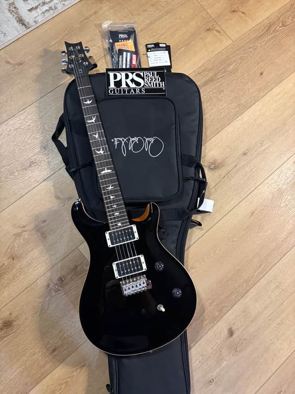 PRS CE24 USA Limited Edition Nitro Finish Black with Satin Neck image 1
