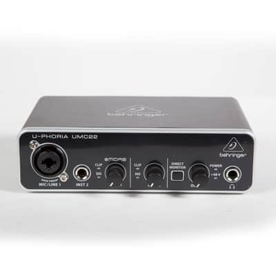 Behringer U-PHORIA UMC22 2x2 USB 2 Audio/Midi Interface image 2