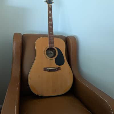 1970s Dorado by Gretsch Model 5968 MIJ Dreadnought Acoustic - Project / Repair image 11