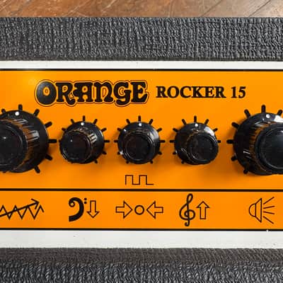Orange Rocker 15 Black 1x10 15 Watt Tube Combo Guitar Amplifier! image 6