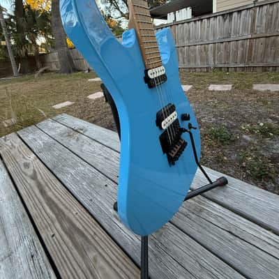 Dean MD24 Floyd Roasted Maple 2021 - Vintage Blue image 12