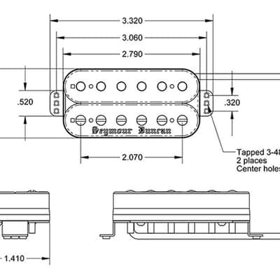 Seymour Duncan Black Winter Trembucker Humbucker image 9