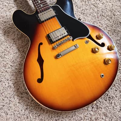 2024 Gibson Custom Shop Limited Edition 1958 ES-335 Reissue - Murphy Lab Heavy Aged - Faded Tobacco Burst image 2