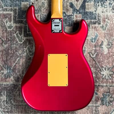 1980s Kramer Focus 3000 Vintage Metallic Pink Left Handed MIJ Made In Japan Electric Guitar W/ Original Gigbag! image 8
