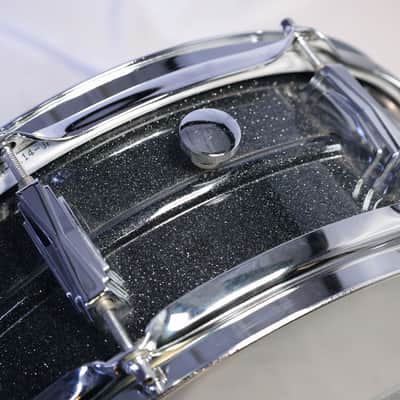 LUDWIG LM404 MOD Acrolite Black Galaxy Finish 14x5 Acrolite Snare Drum (09/14) image 5